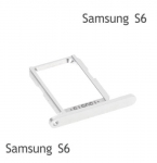 BANDEJA TARJETA SIM SAMSUNG S6 /G920F BLANCO